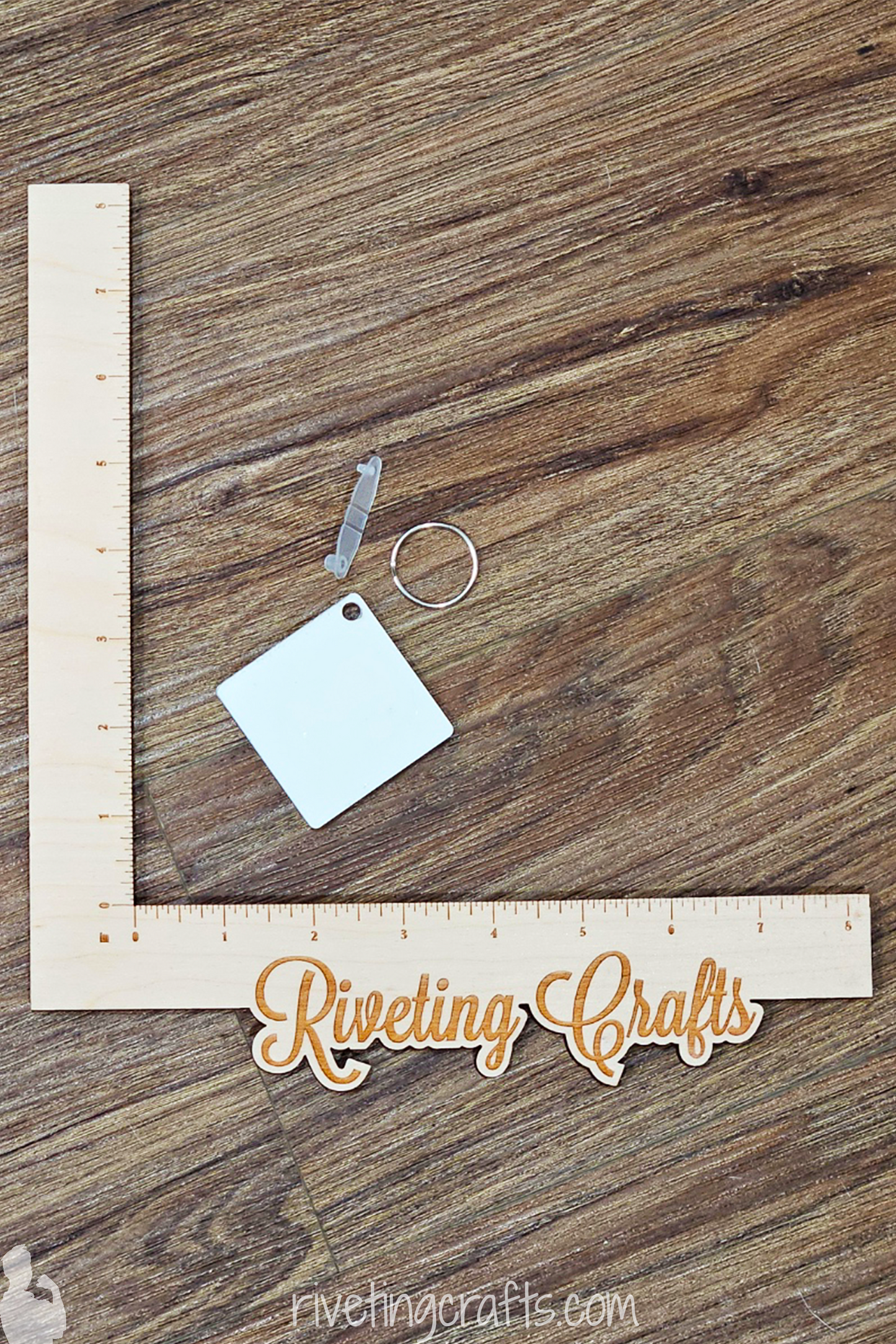 Personalized Square Keychain