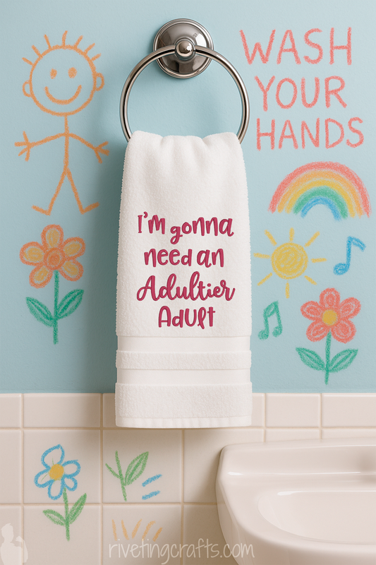 Adultier Adult Quote Towel – Sassy Chaos Decor