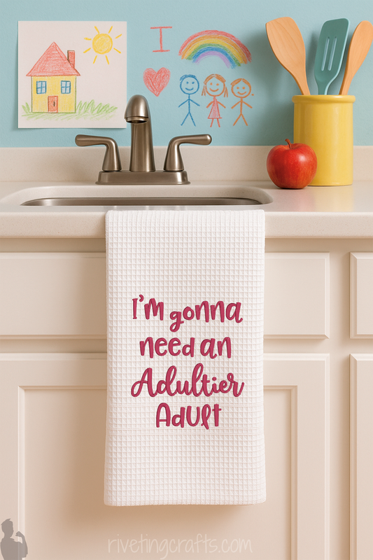 Adultier Adult Quote Towel – Sassy Chaos Decor
