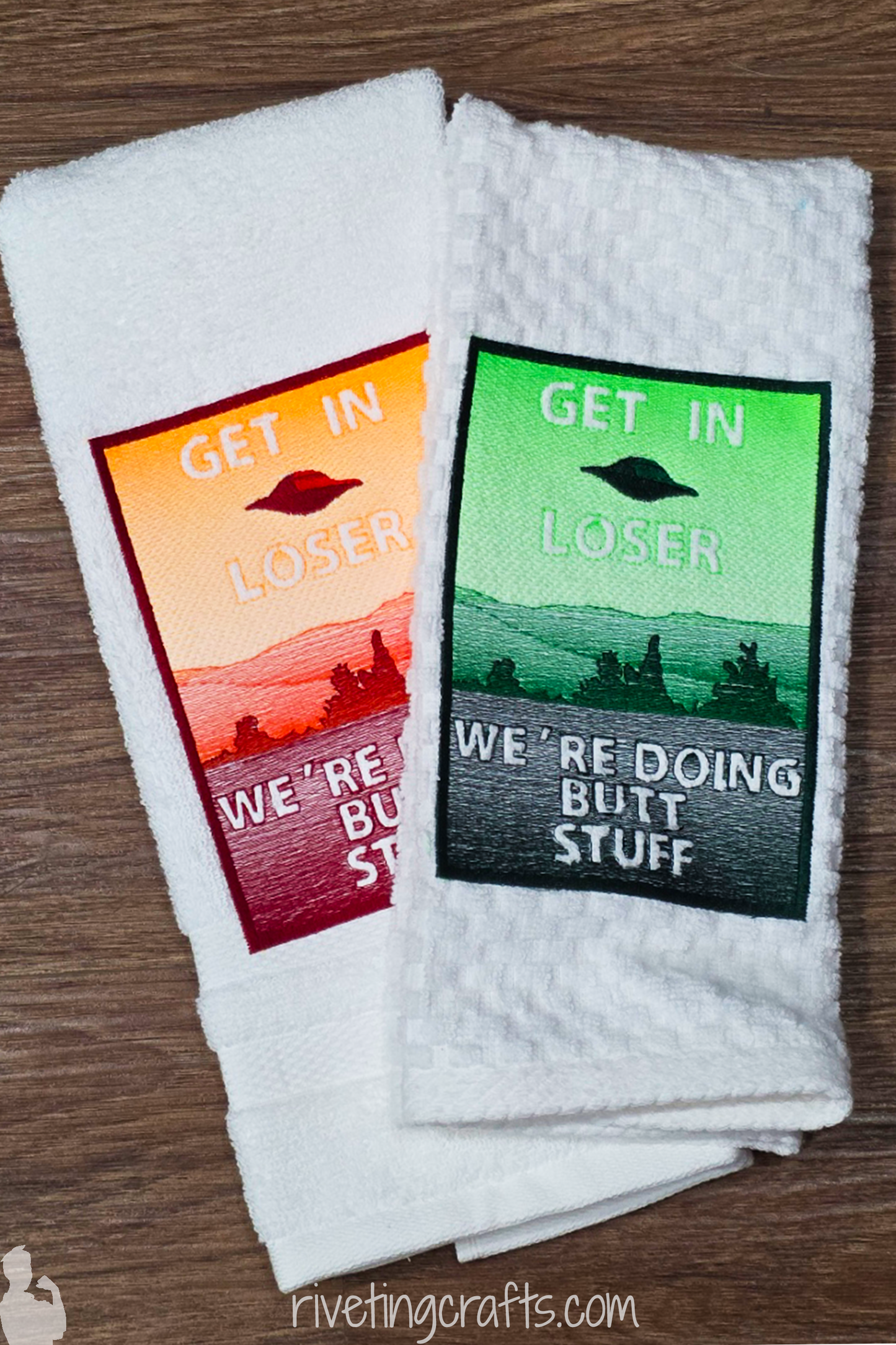 Alien Butt Stuff Hand Towel