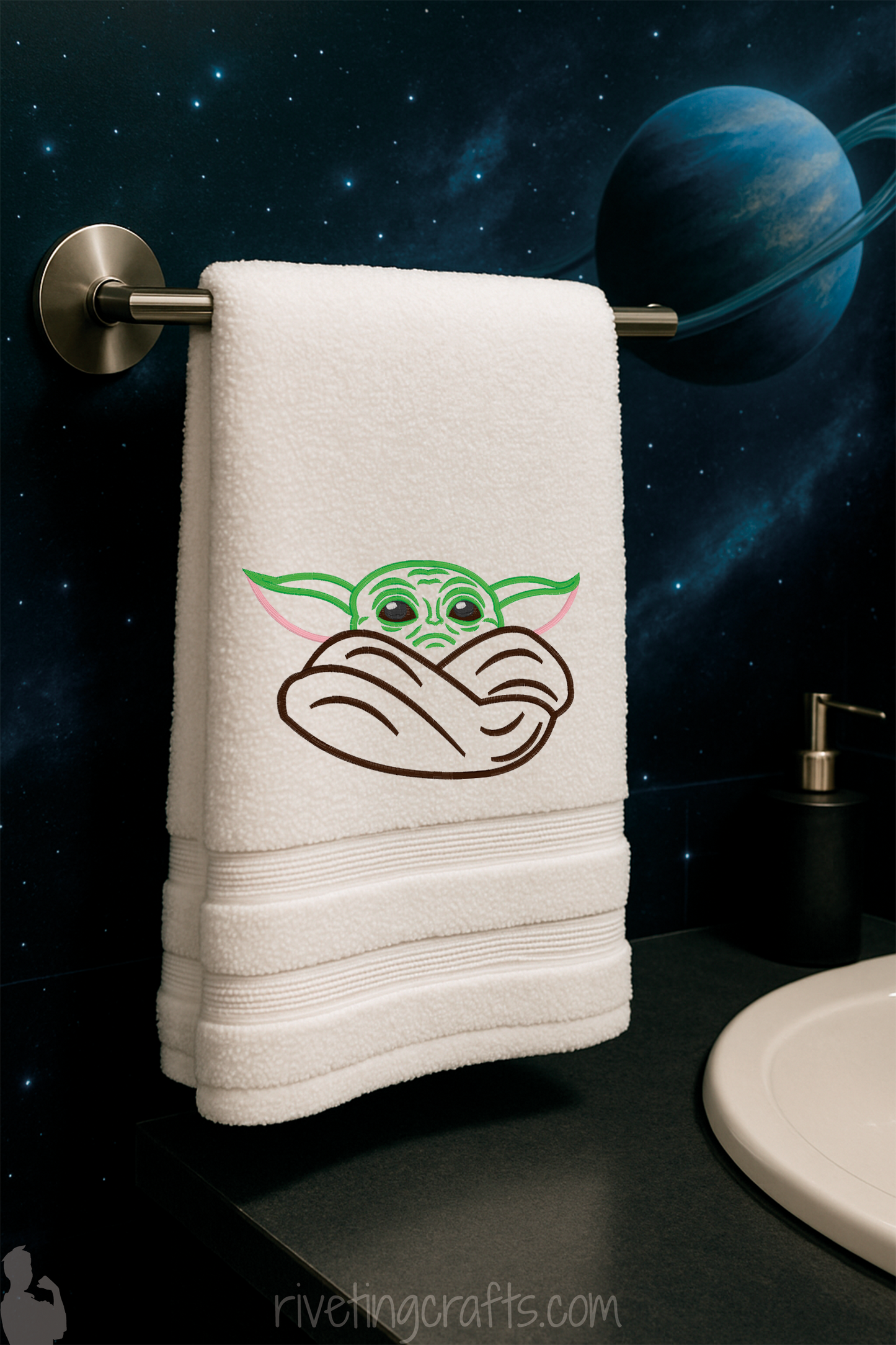 Baby Yoda Hand Towel