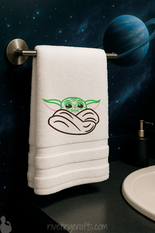 Baby Yoda Hand Towel