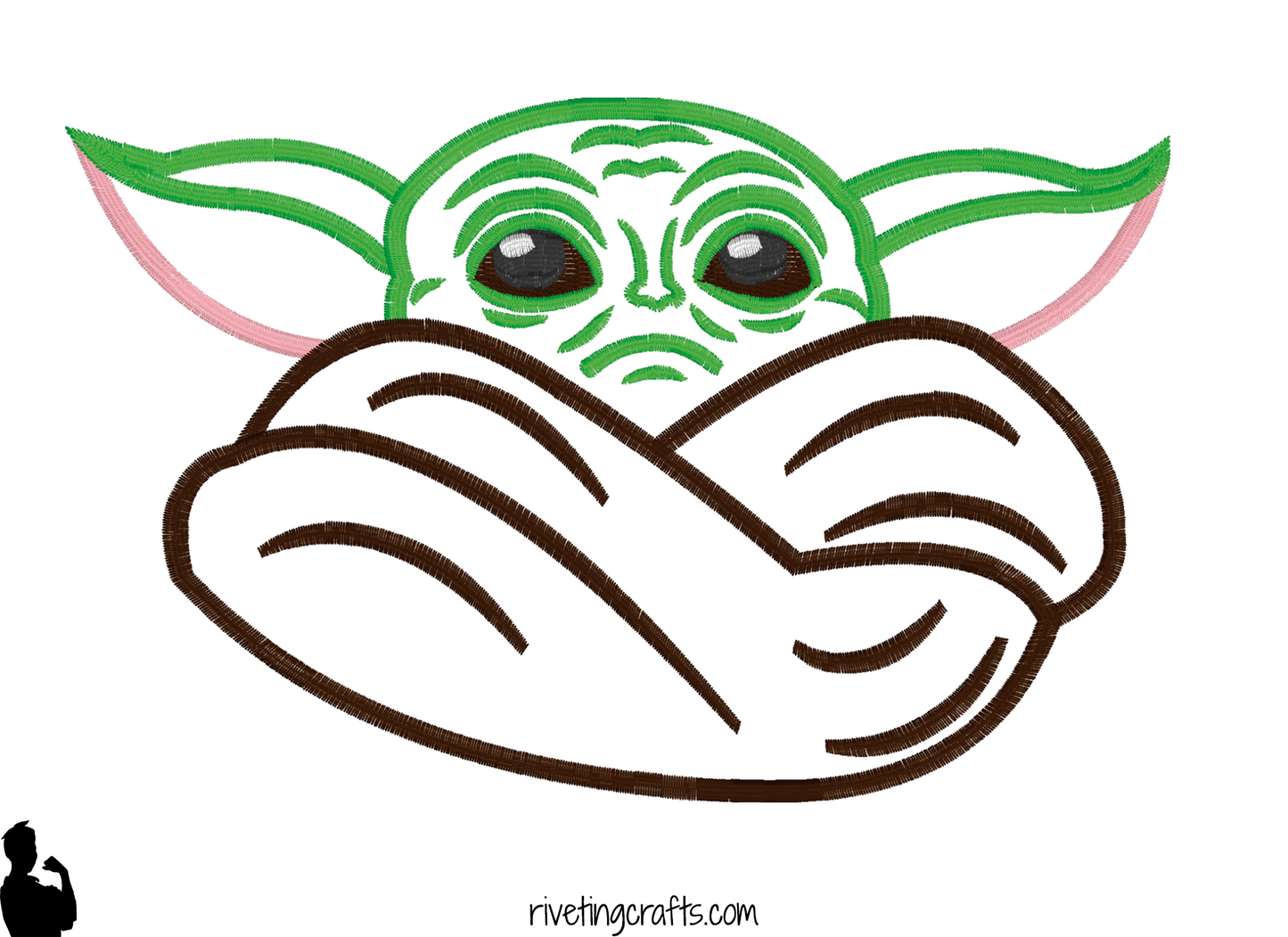 Baby Yoda Hand Towel