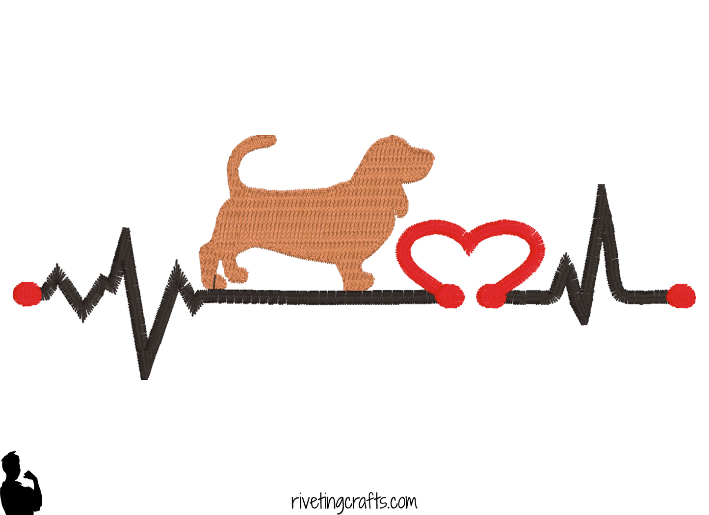 Animal Heartbeat Hand Towel