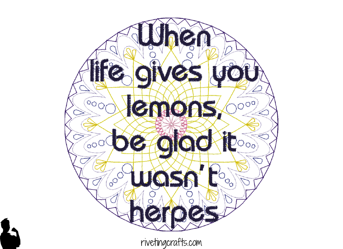 Be Glad it Wasn't Herpes Hand Towel