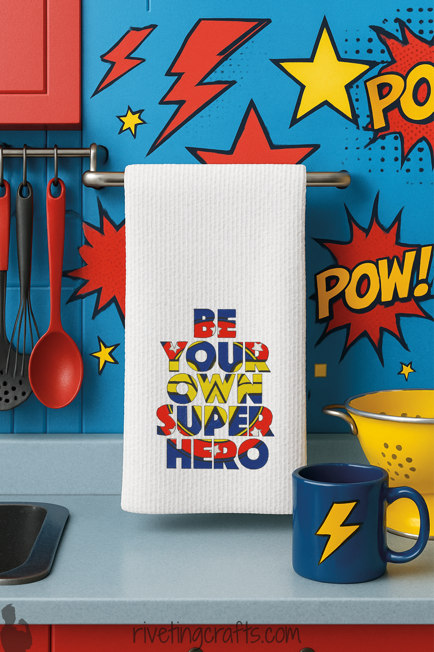 Be Your Own Superhero Hand Towel