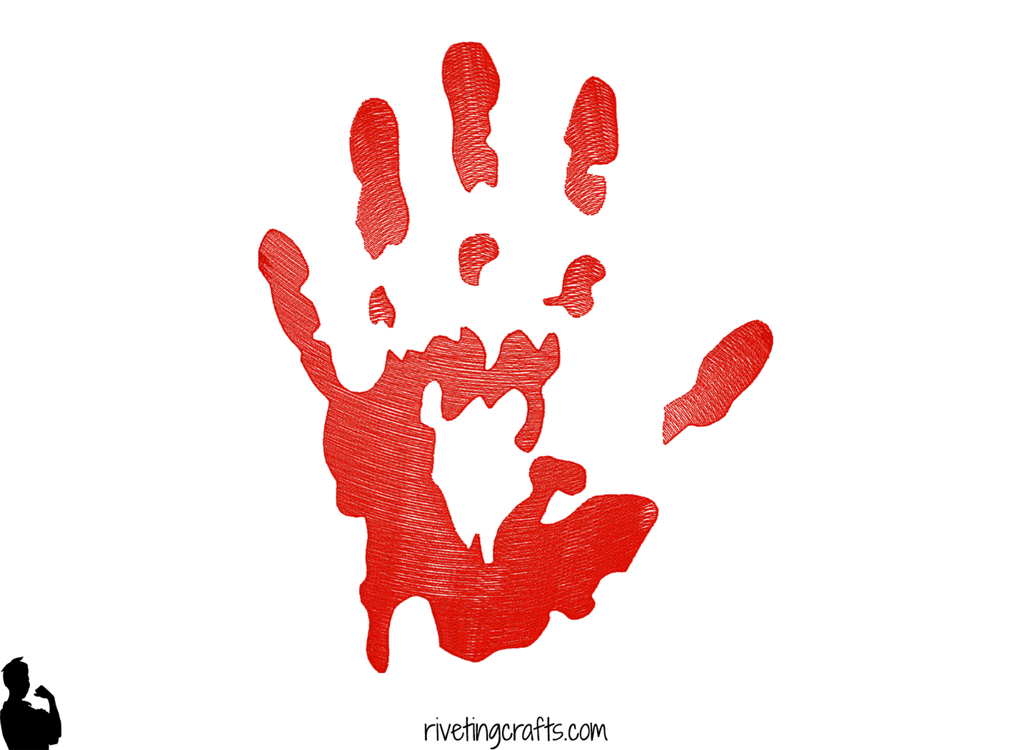 Bloody Hand - Hand Towel