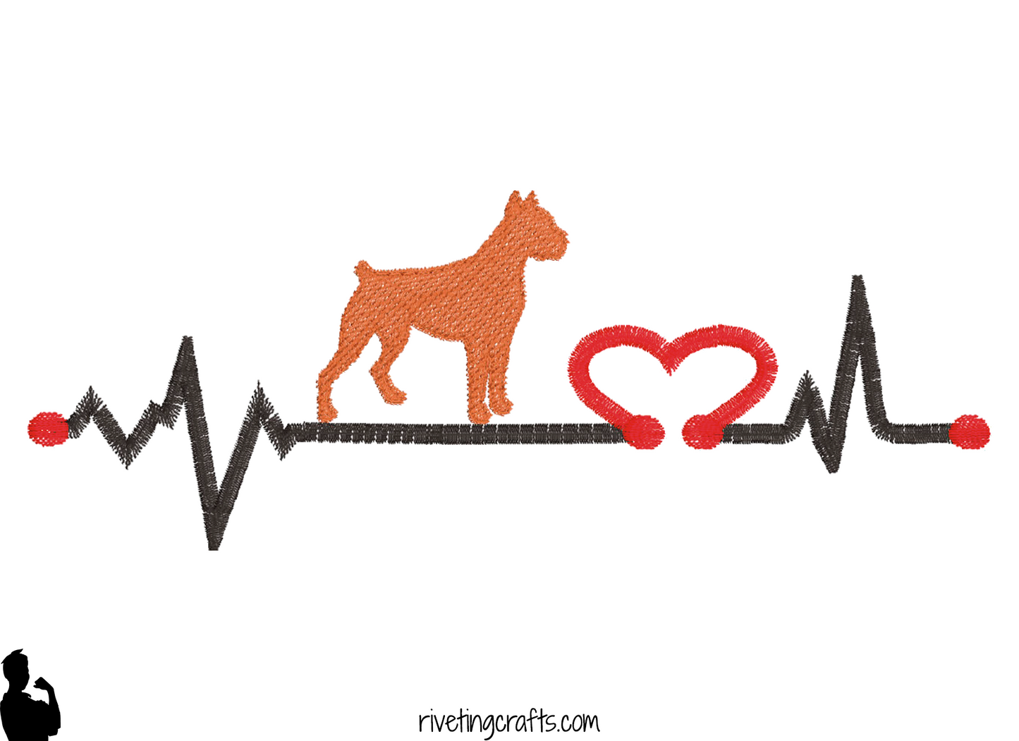 Animal Heartbeat Hand Towel