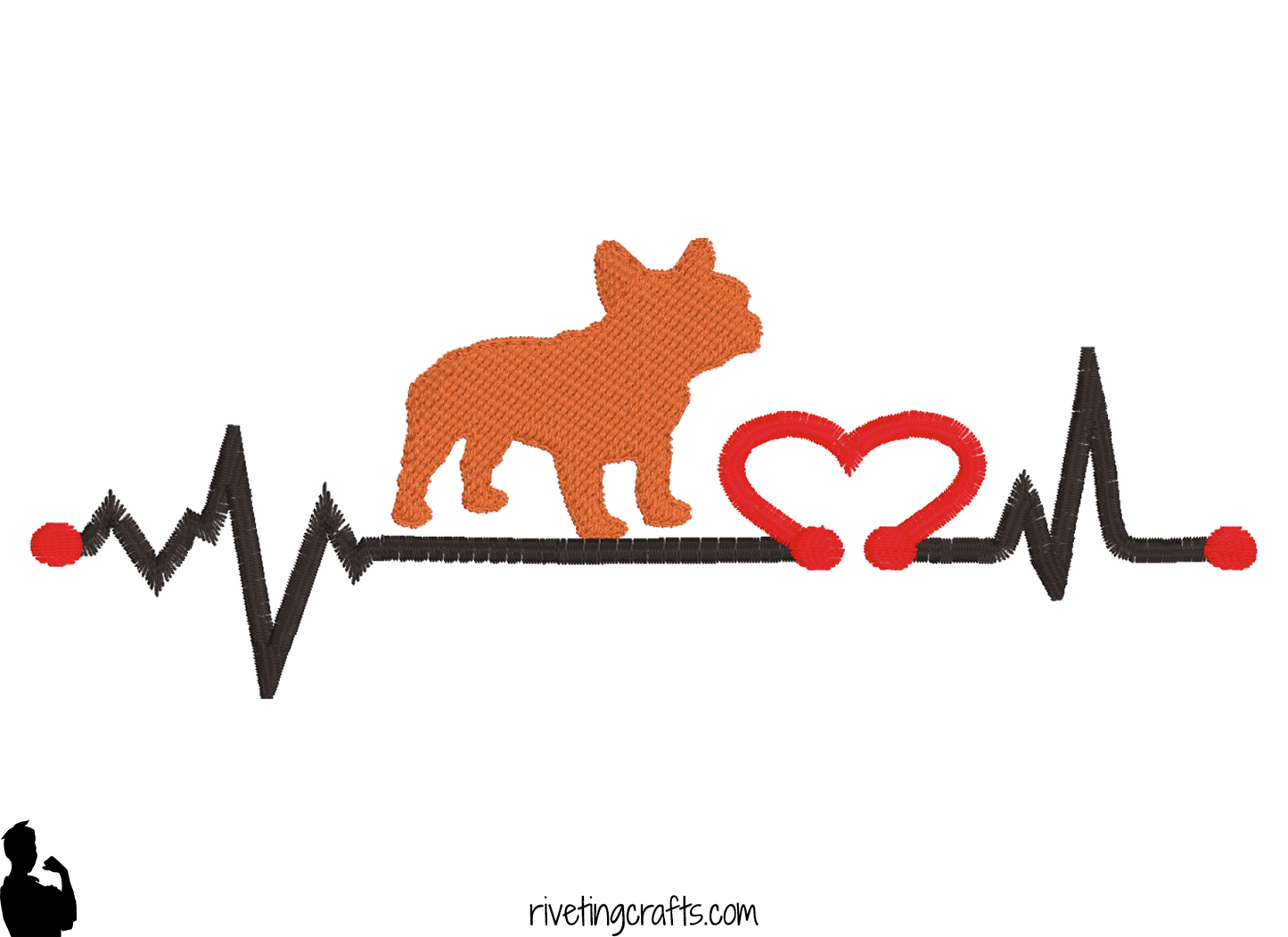 Animal Heartbeat Hand Towel