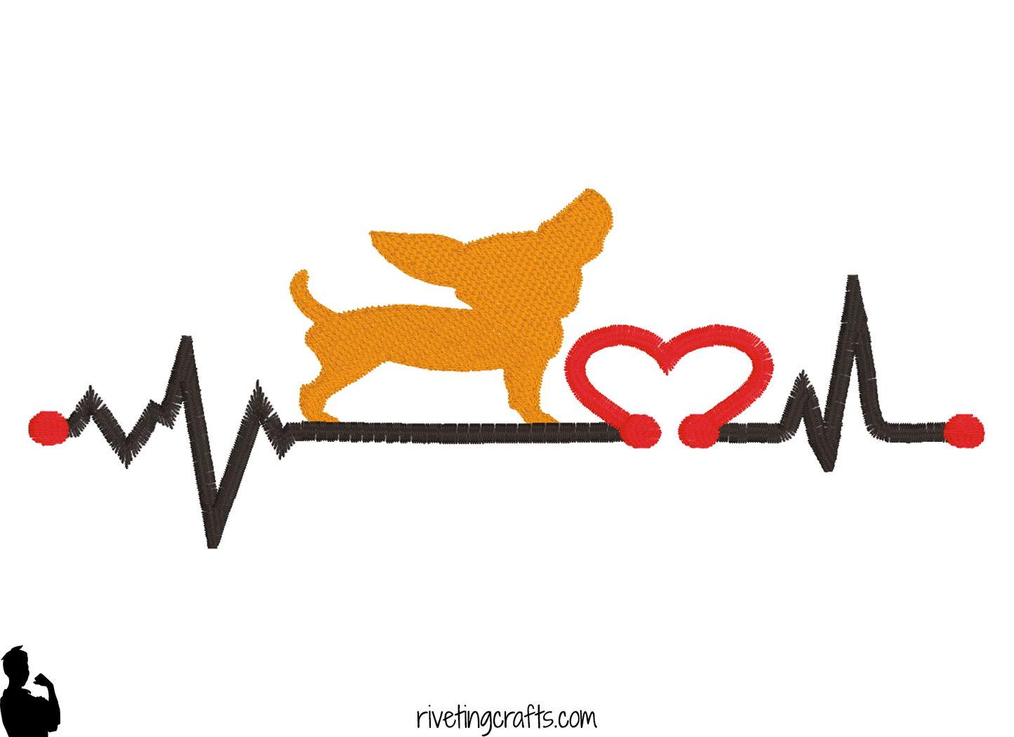 Animal Heartbeat Hand Towel