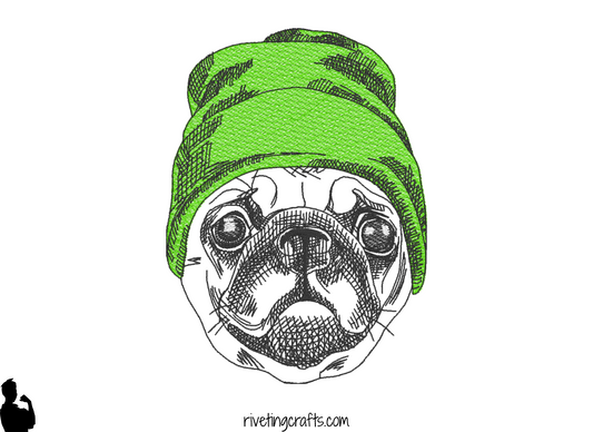 Cool Pup Slouchy Hat Hand Towel