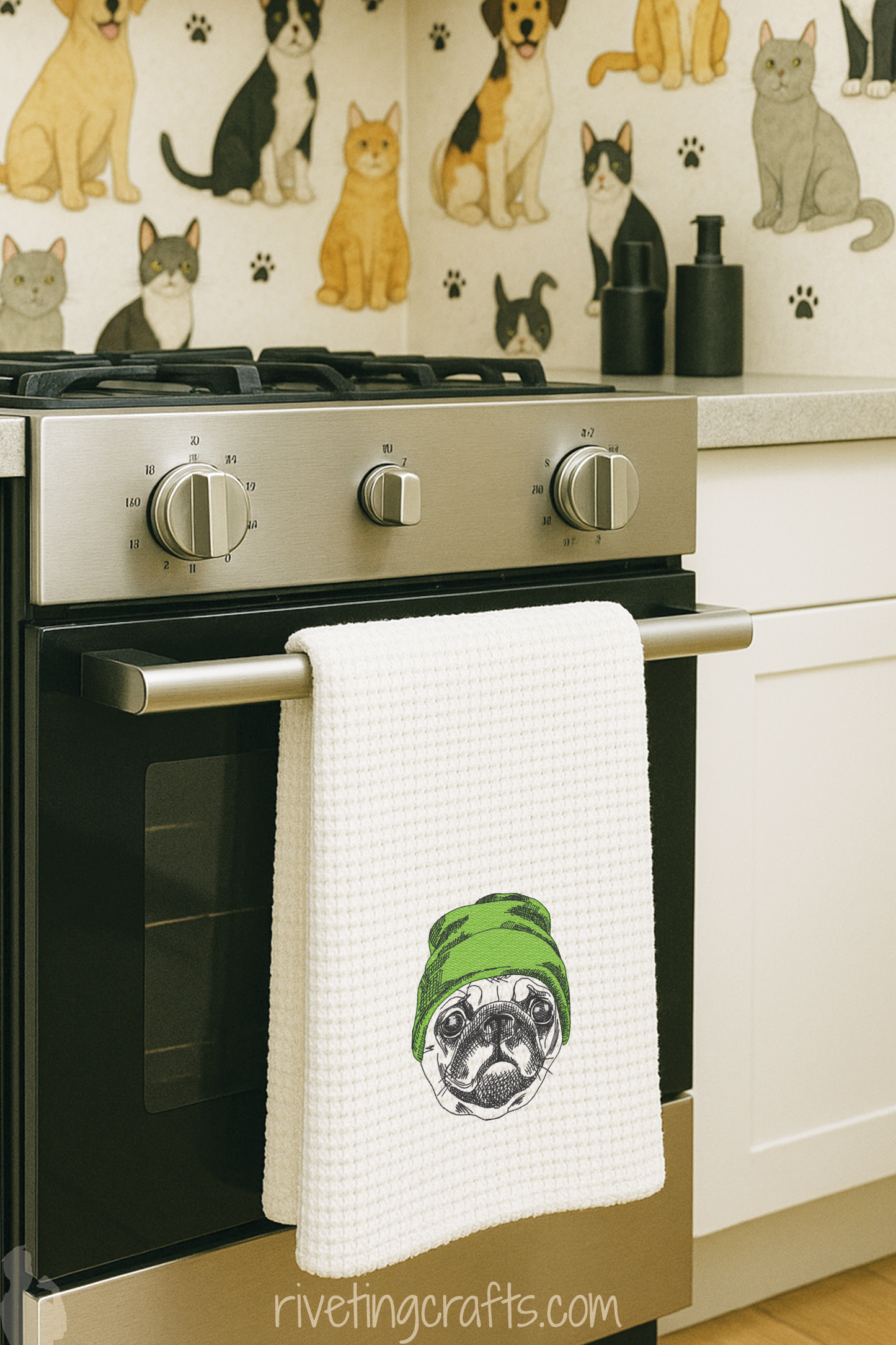 Cool Pup Slouchy Hat Hand Towel