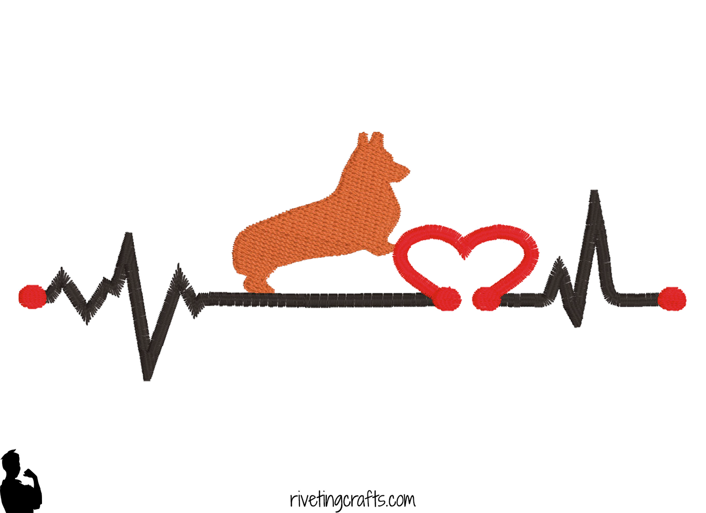 Animal Heartbeat Hand Towel