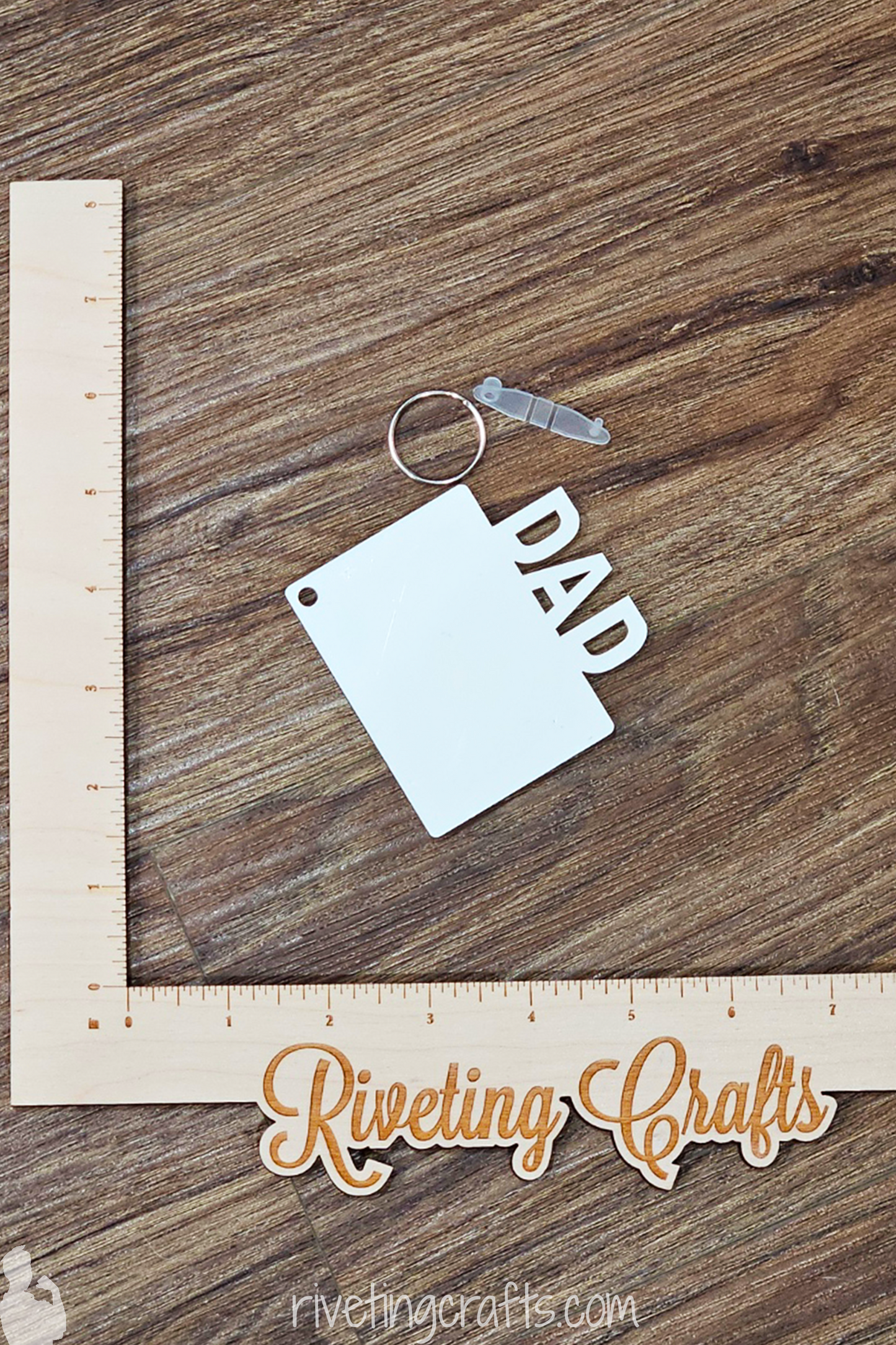 Personalized DAD Keychain