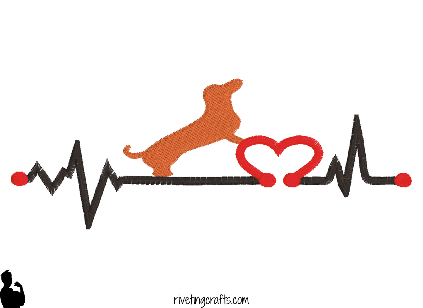 Animal Heartbeat Hand Towel