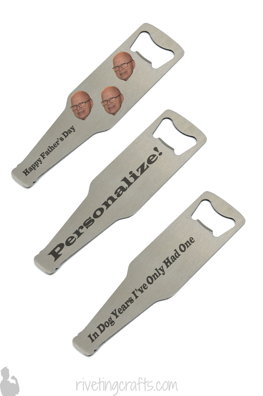 Personalized Bottle Shaped Bottle Opener