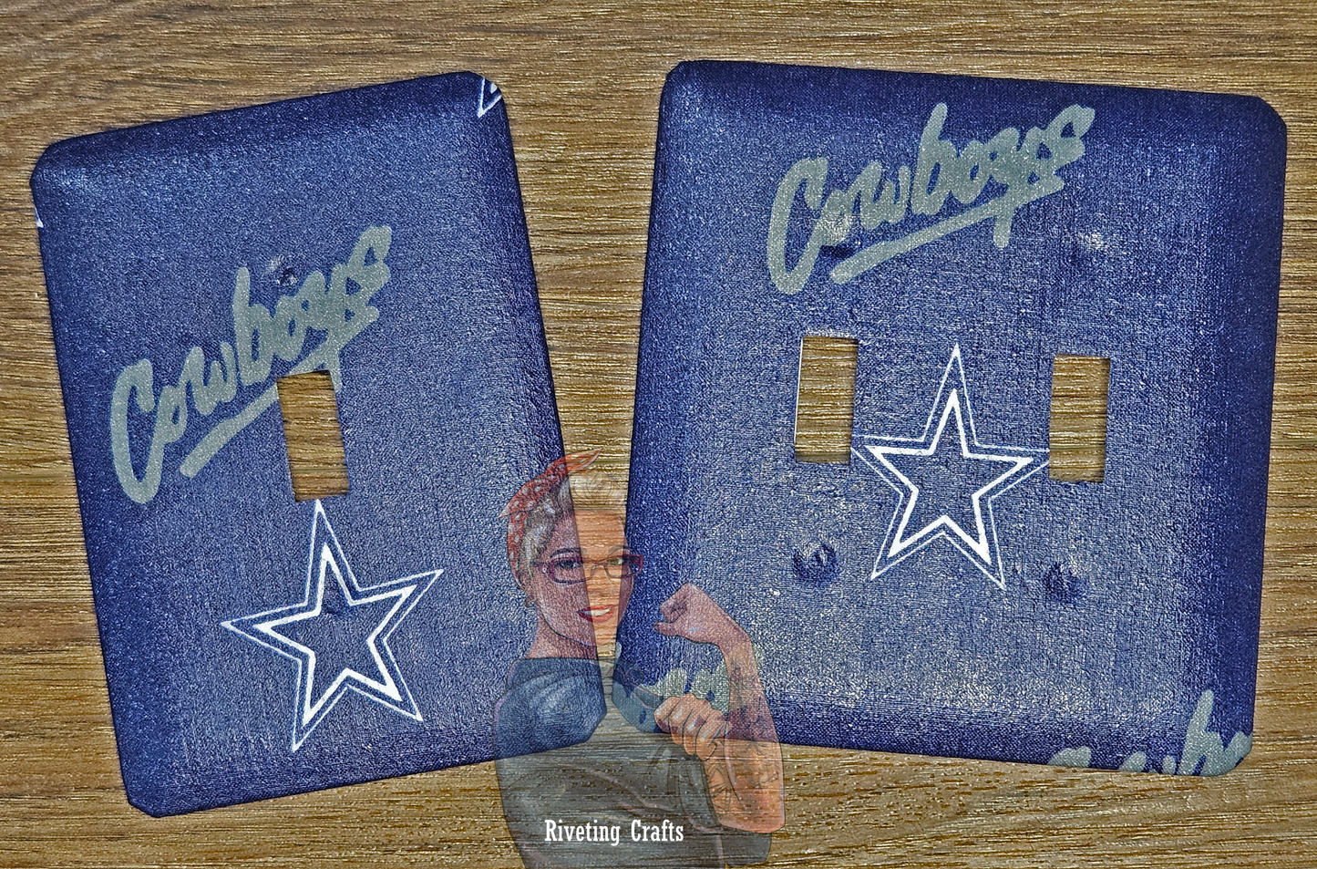 Oversized NFL Team Metal Light Switch Cover – Durable & Stylish Fan Décor