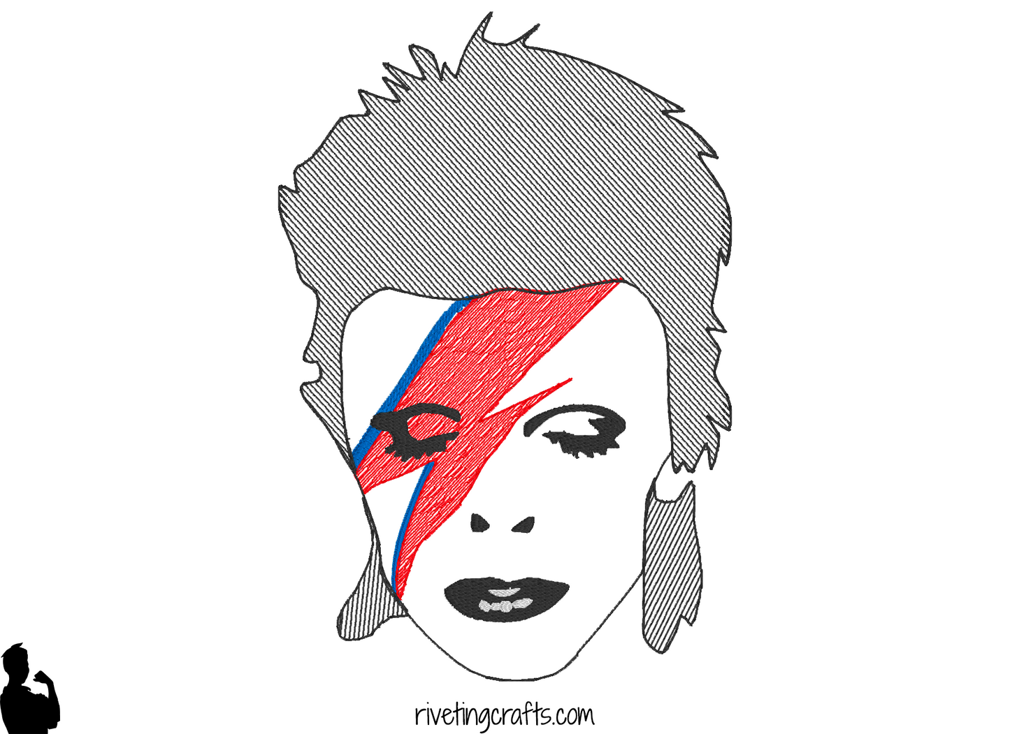 Ziggy Stardust Hand Towel – David Bowie Design