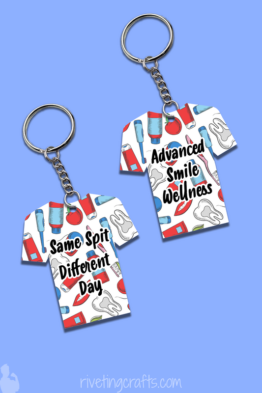 Personalized Jersey/Scrubs/Uniform Keychain