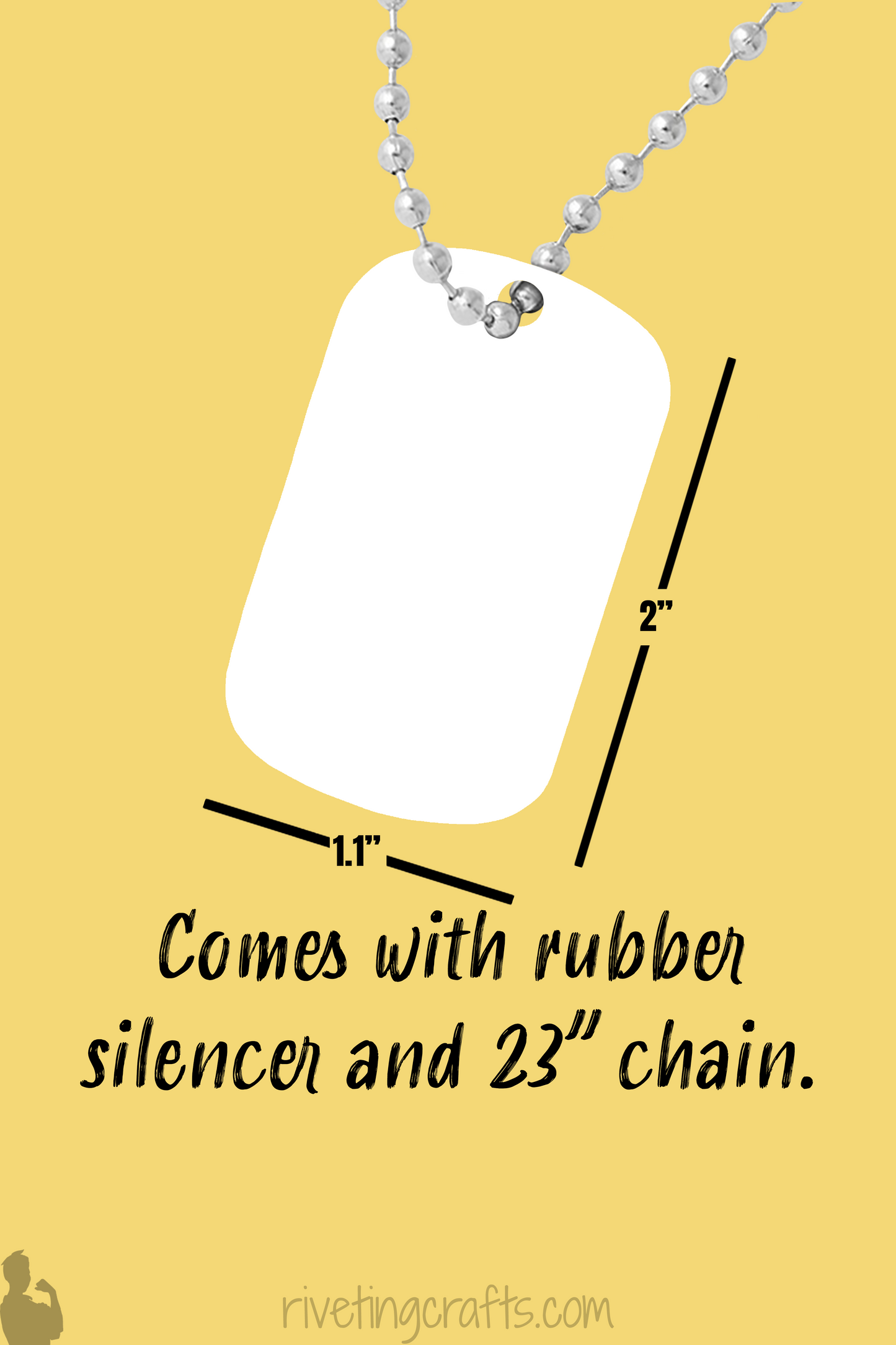 Personalized Medical Alert, Memorial Dog Tag Necklace