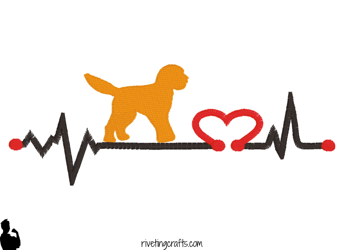 Animal Heartbeat Hand Towel