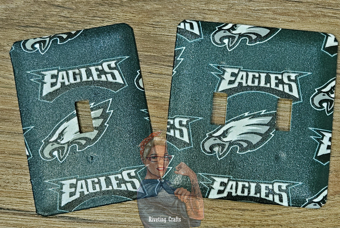 Oversized NFL Team Metal Light Switch Cover – Durable & Stylish Fan Décor