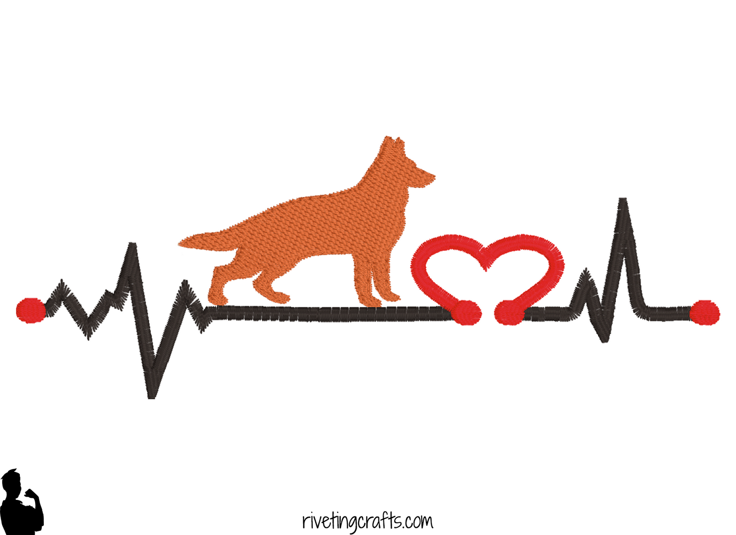 Animal Heartbeat Hand Towel