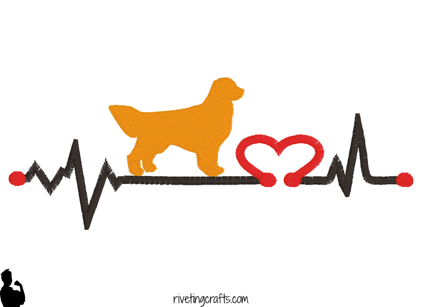 Animal Heartbeat Hand Towel