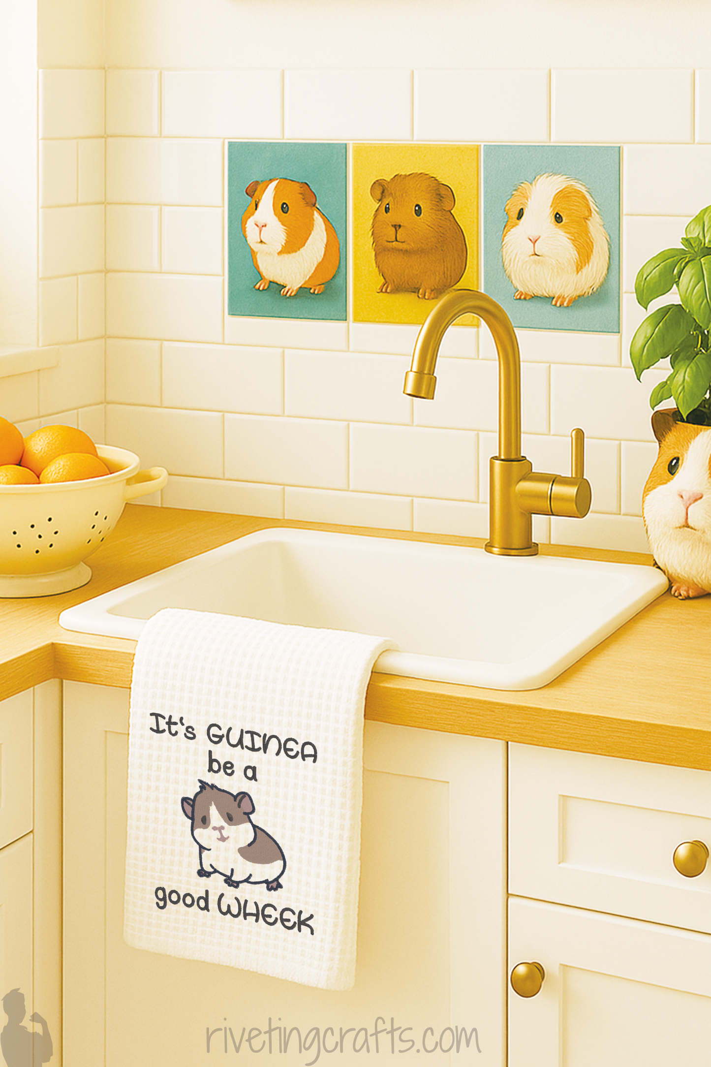Good Wheek Guinea Hand Towel