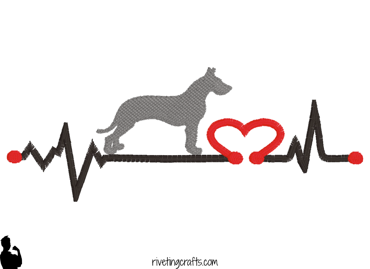 Animal Heartbeat Hand Towel