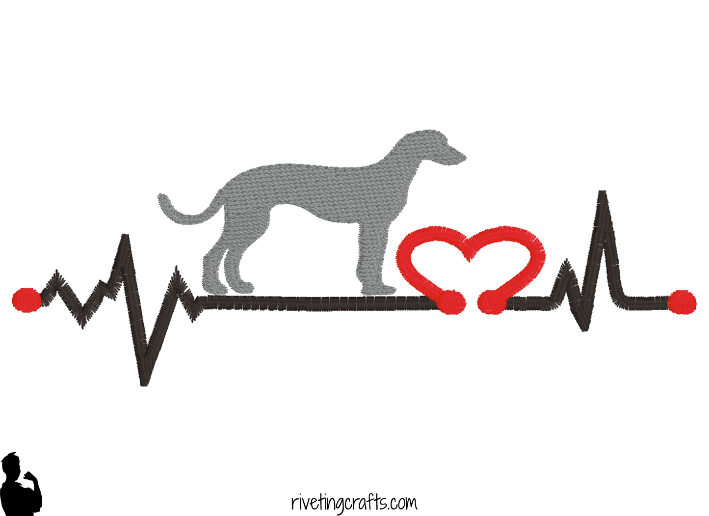 Animal Heartbeat Hand Towel