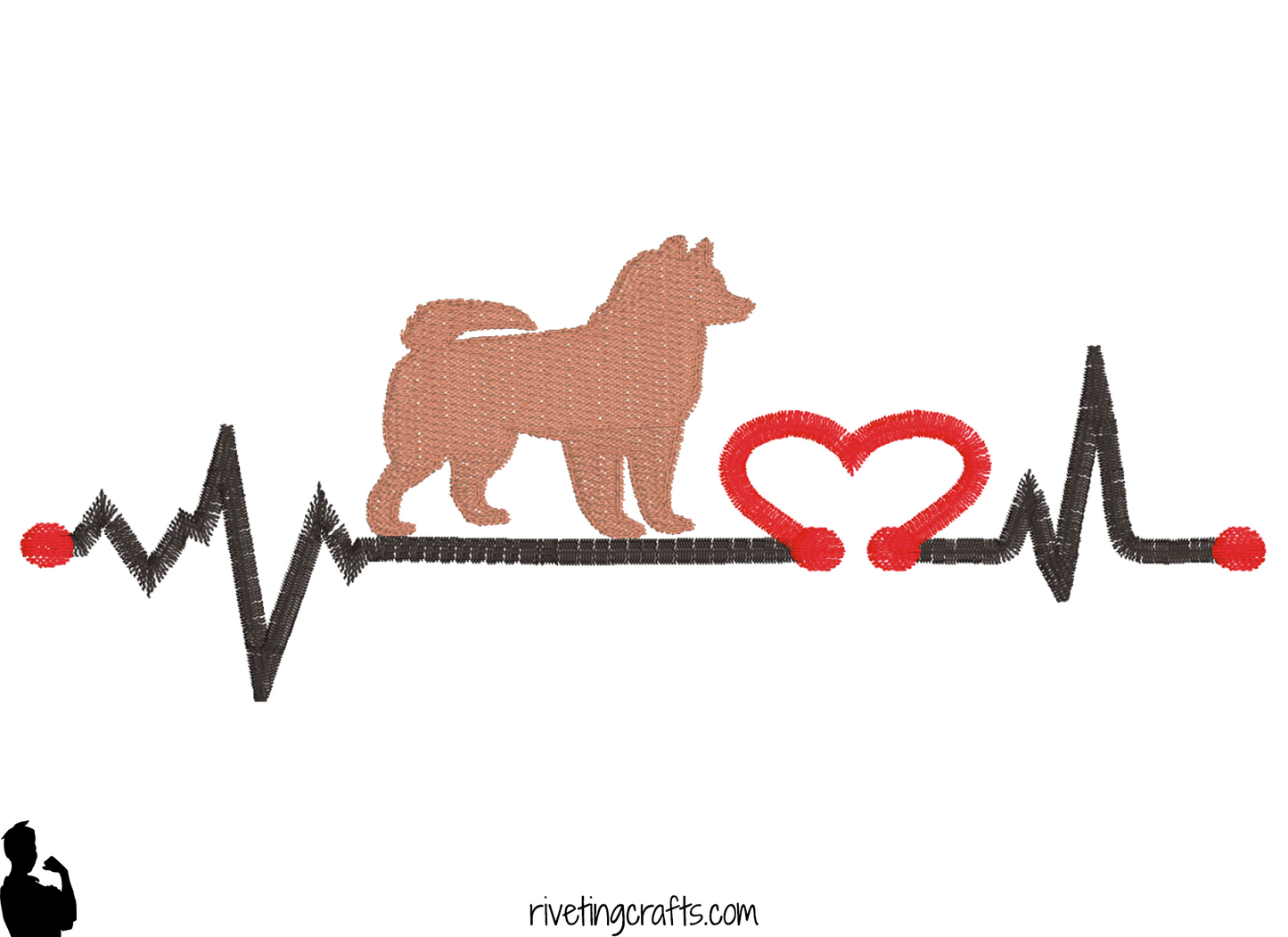 Animal Heartbeat Hand Towel