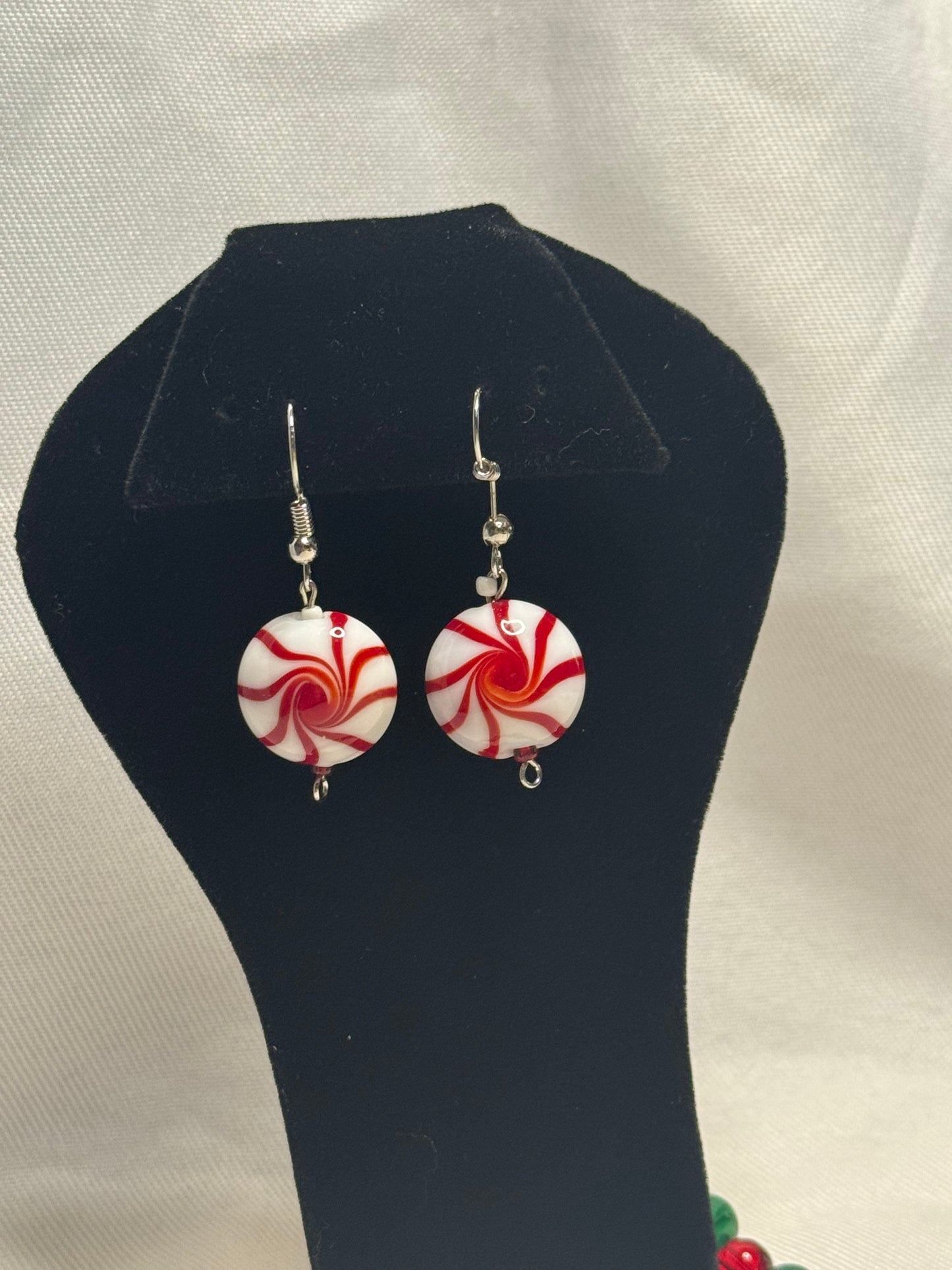 Christmas earrings & bracelet set