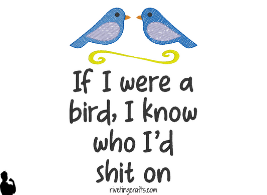 Snarky Bird Hand Towel