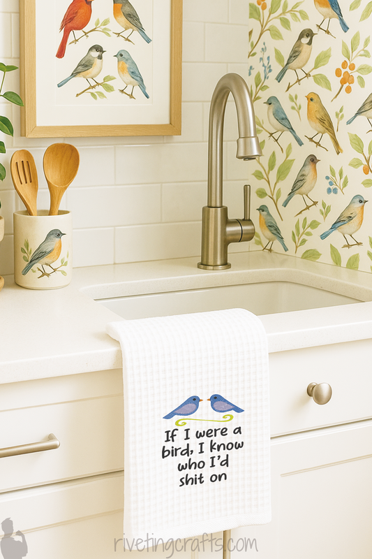 Snarky Bird Hand Towel