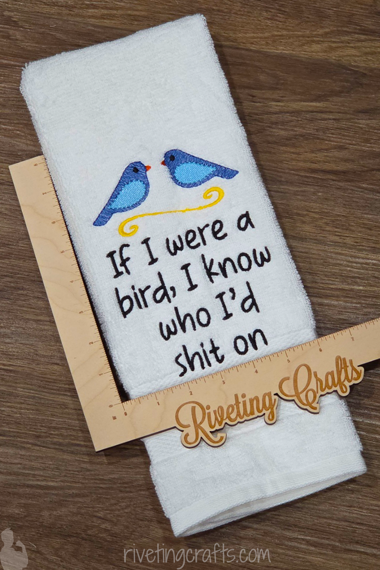 Snarky Bird Hand Towel