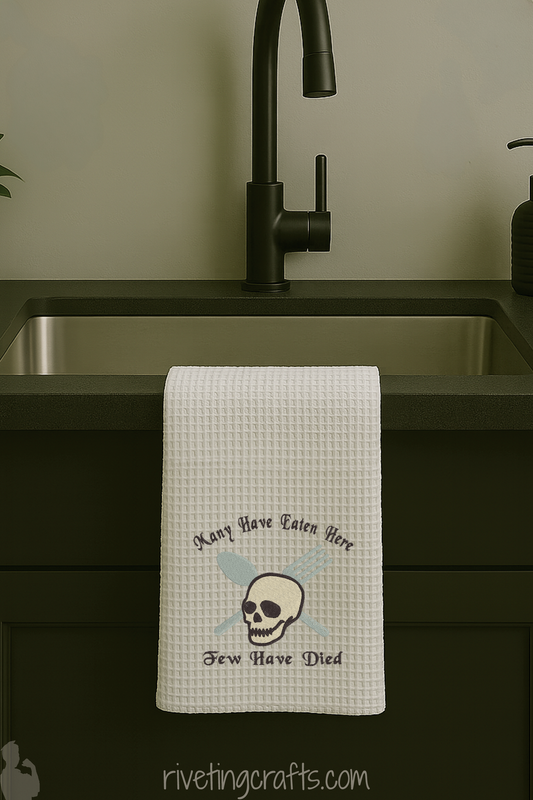 Many Have Eaten Here Hand Towel