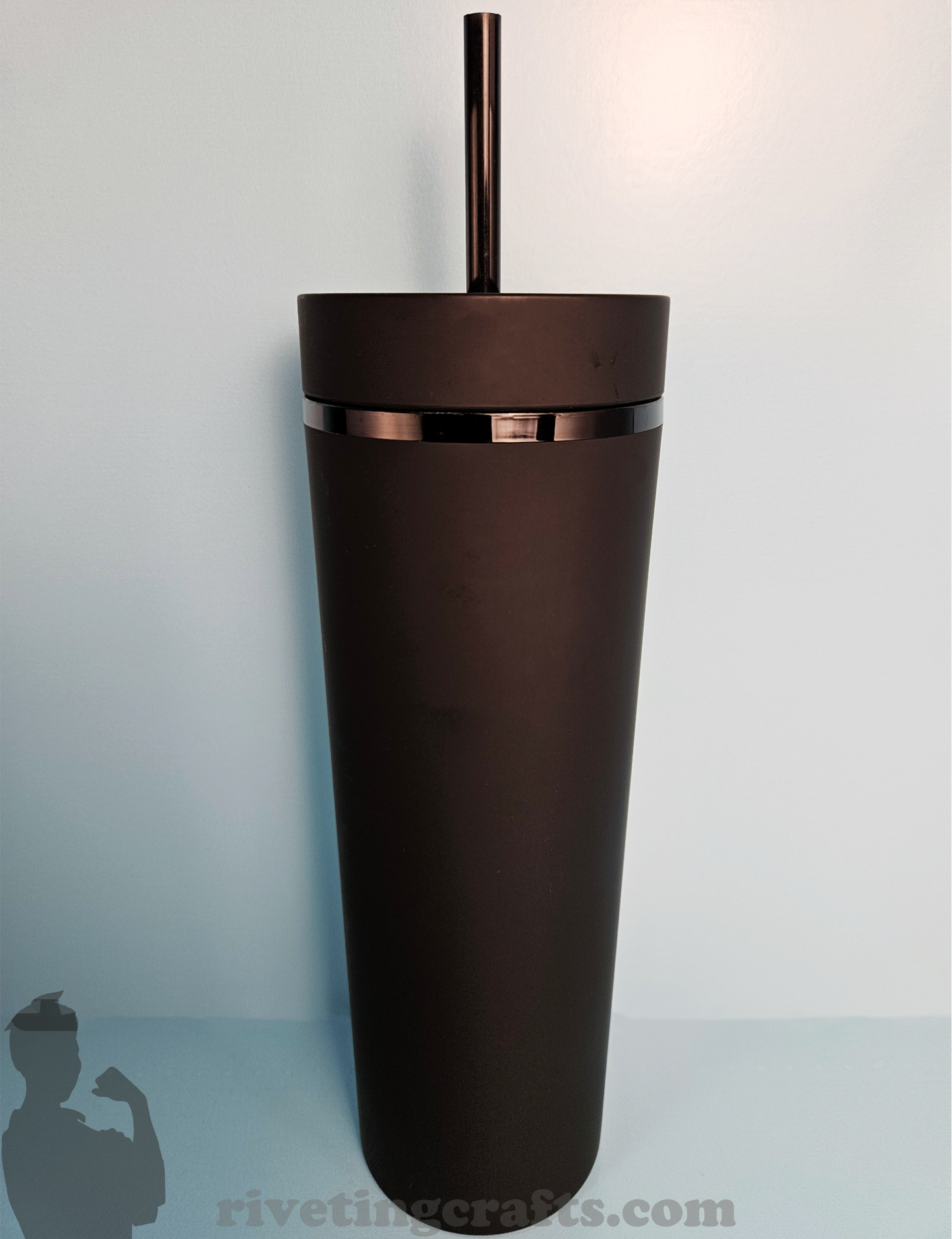 Personalized 22oz Matte Black BPA-Free Acrylic Tumbler