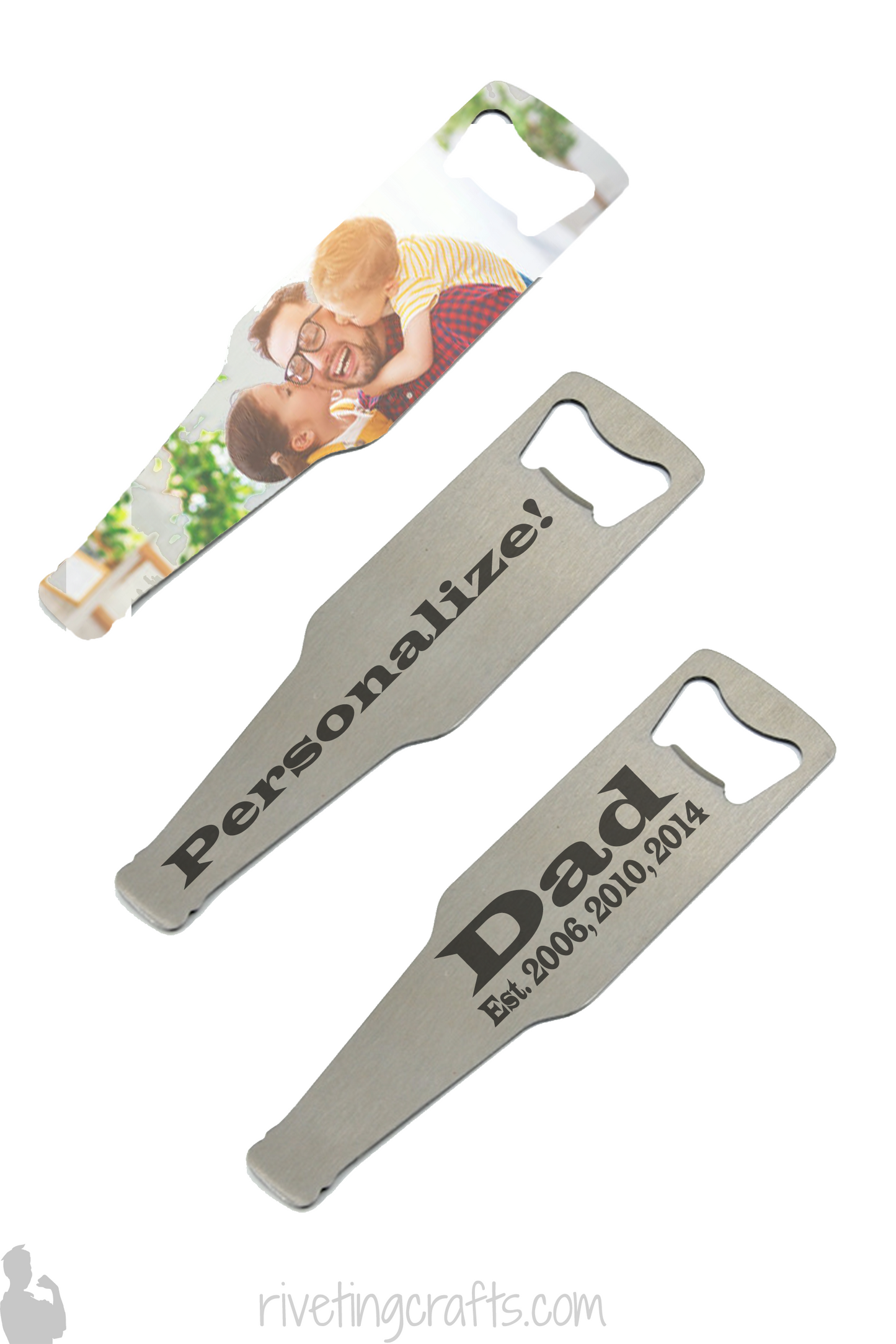 Personalized Bottle Shaped Bottle Opener
