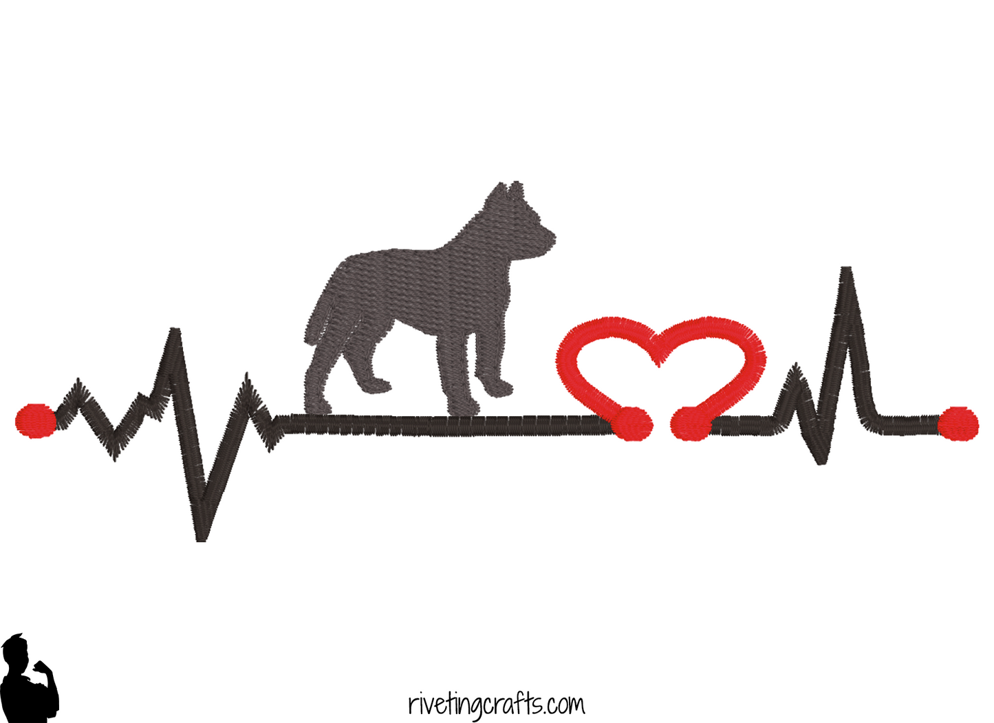 Animal Heartbeat Hand Towel