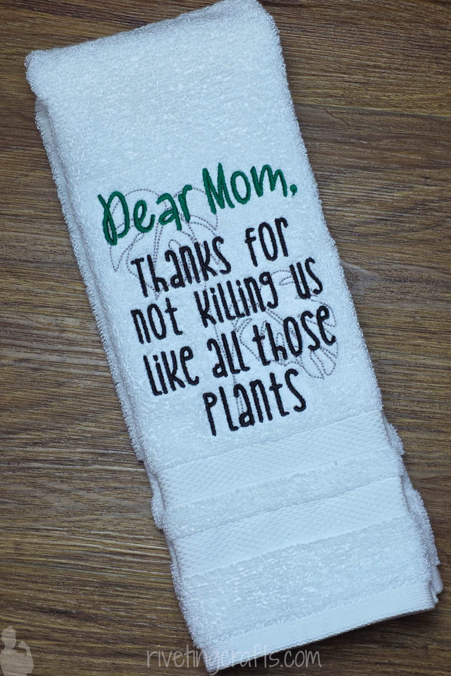 Dear Mom Hand Towel – Parenting > Plant Care