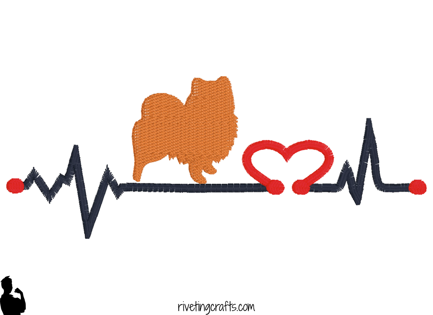 Animal Heartbeat Hand Towel