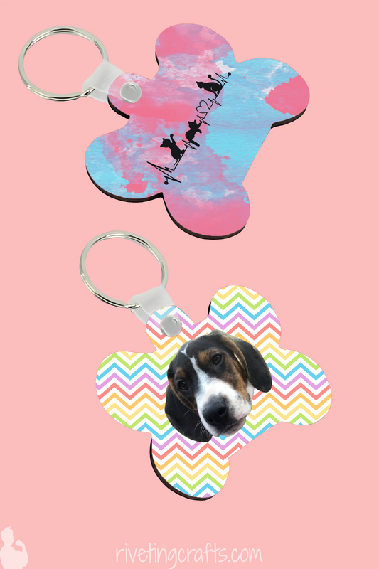 Personalized Dog Bone Keychain