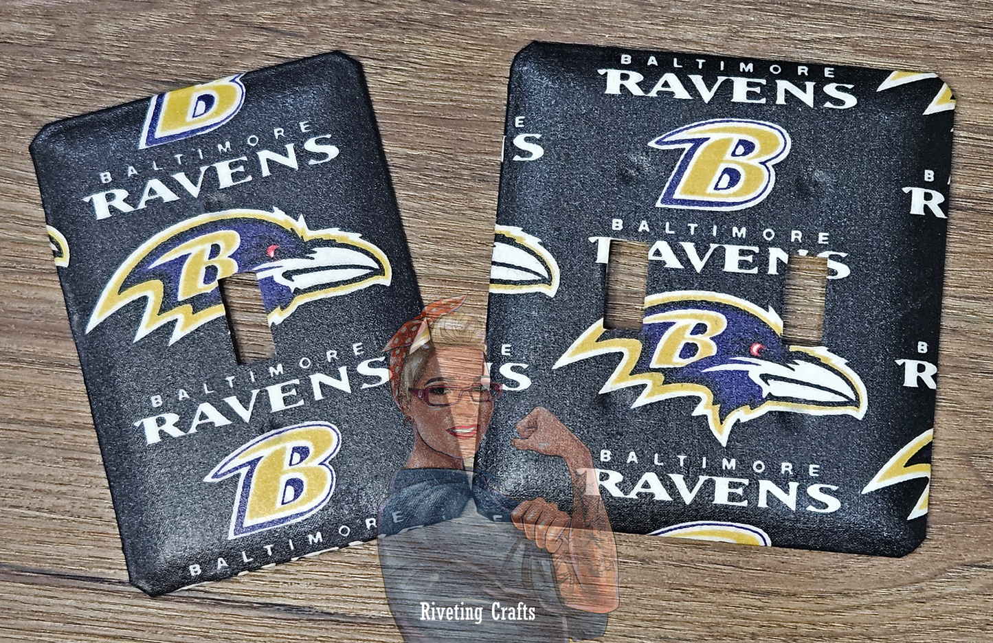 Oversized NFL Team Metal Light Switch Cover – Durable & Stylish Fan Décor