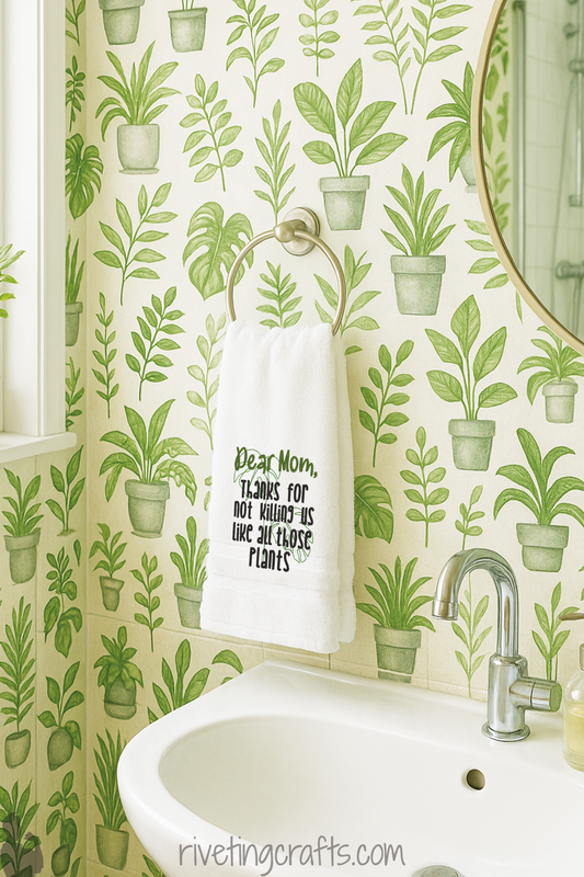 Dear Mom Hand Towel – Parenting > Plant Care