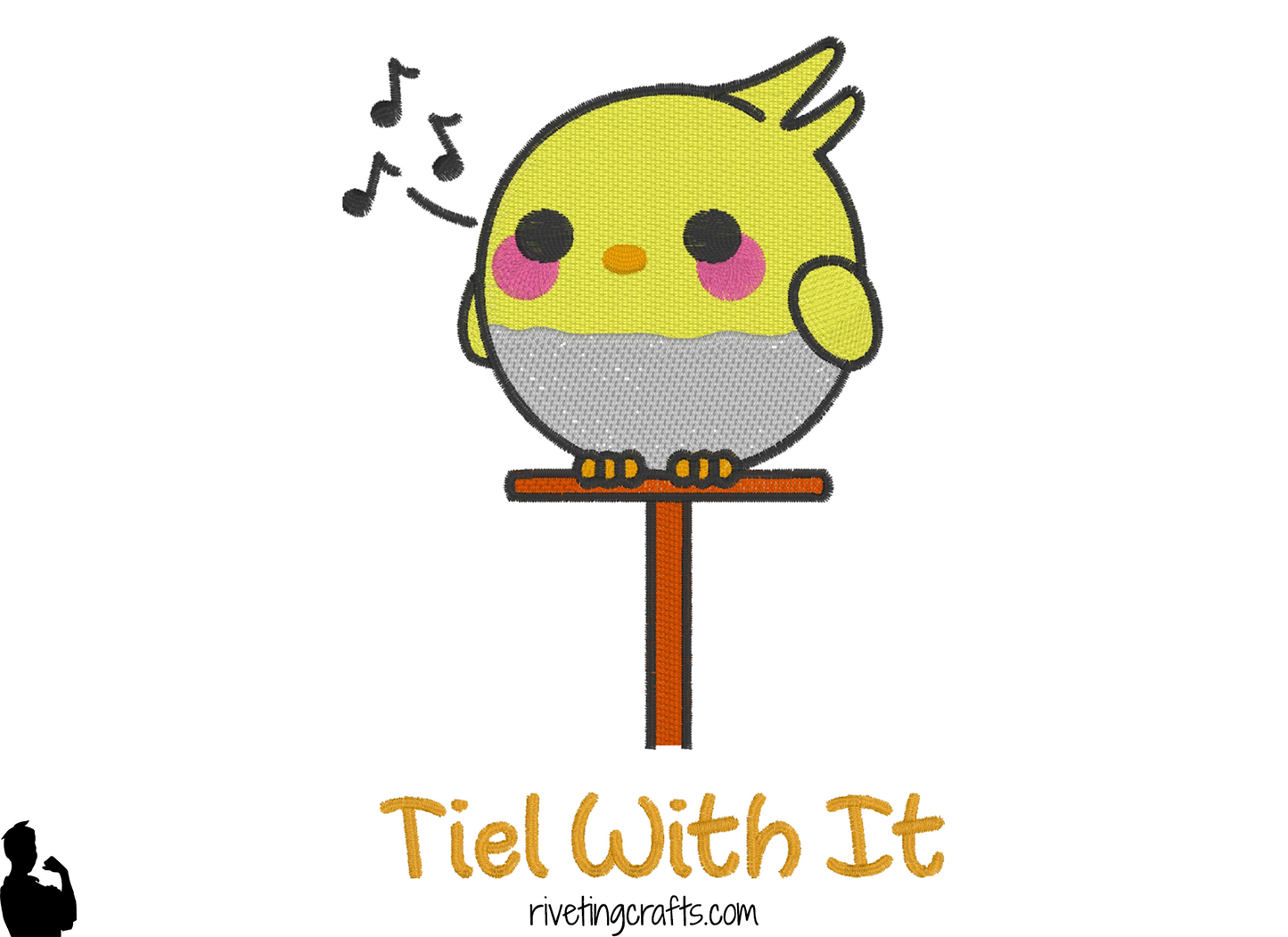 Tiel With It - Cockatiel Hand Towel