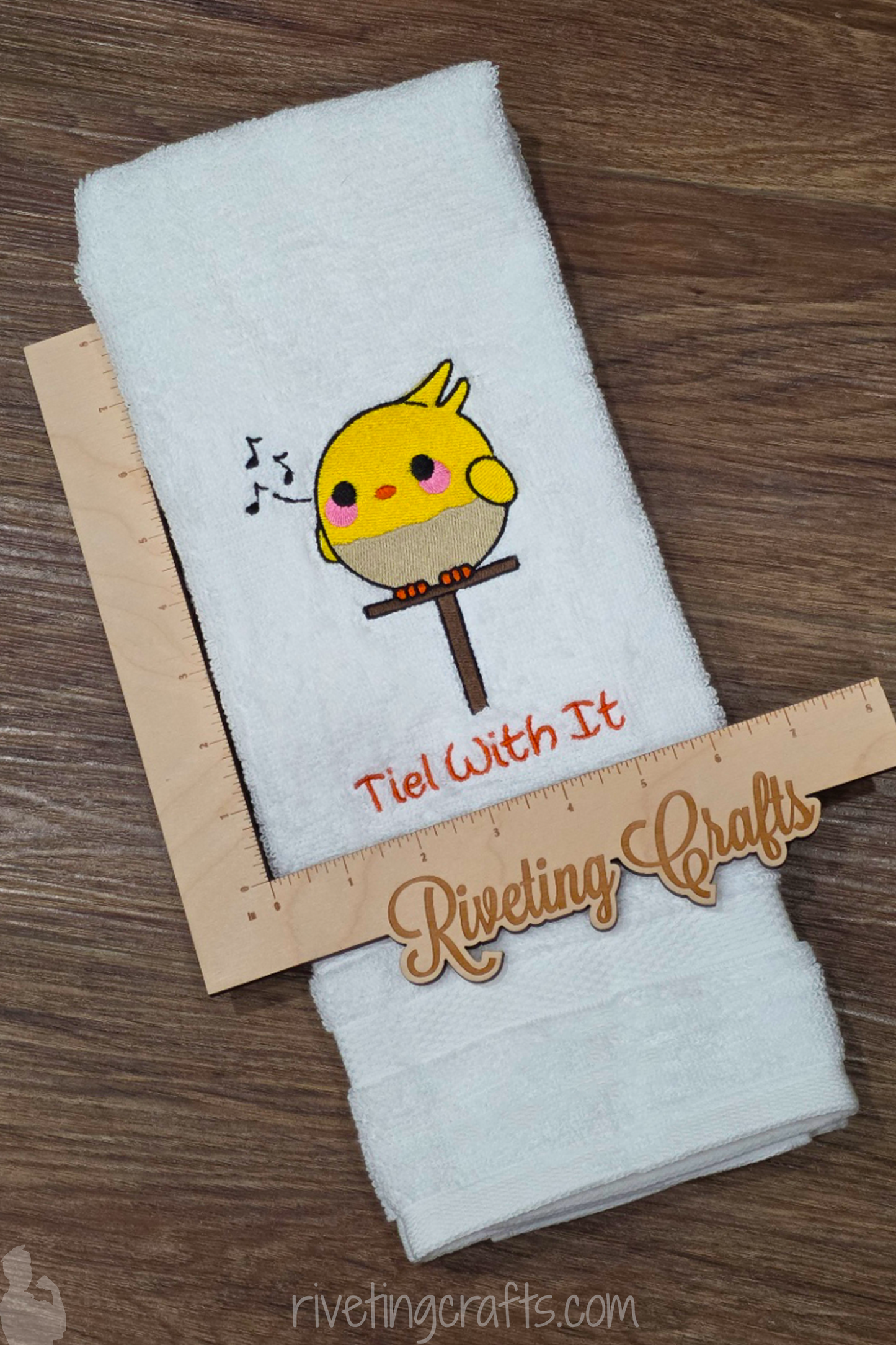 Tiel With It - Cockatiel Hand Towel