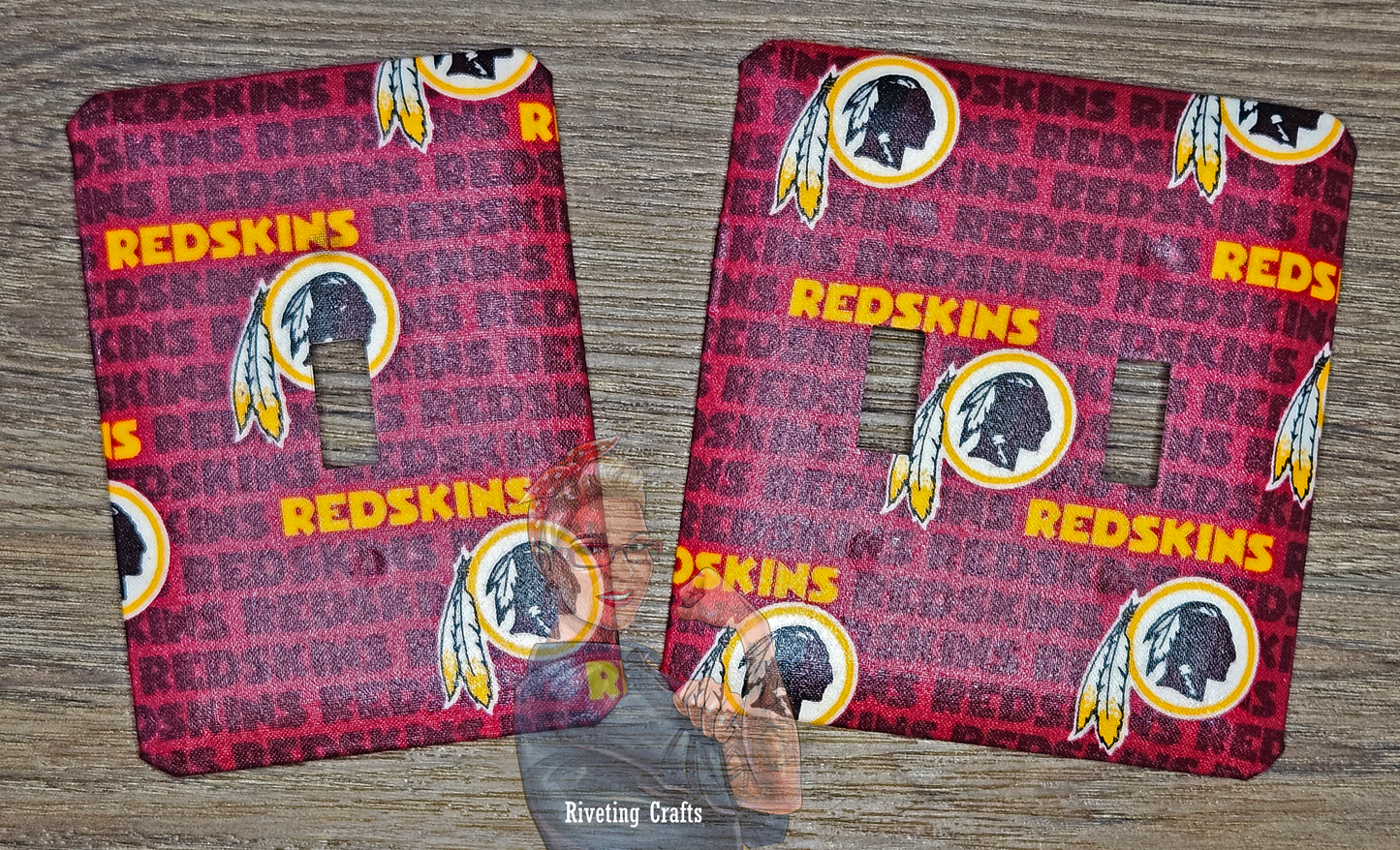 Oversized NFL Team Metal Light Switch Cover – Durable & Stylish Fan Décor