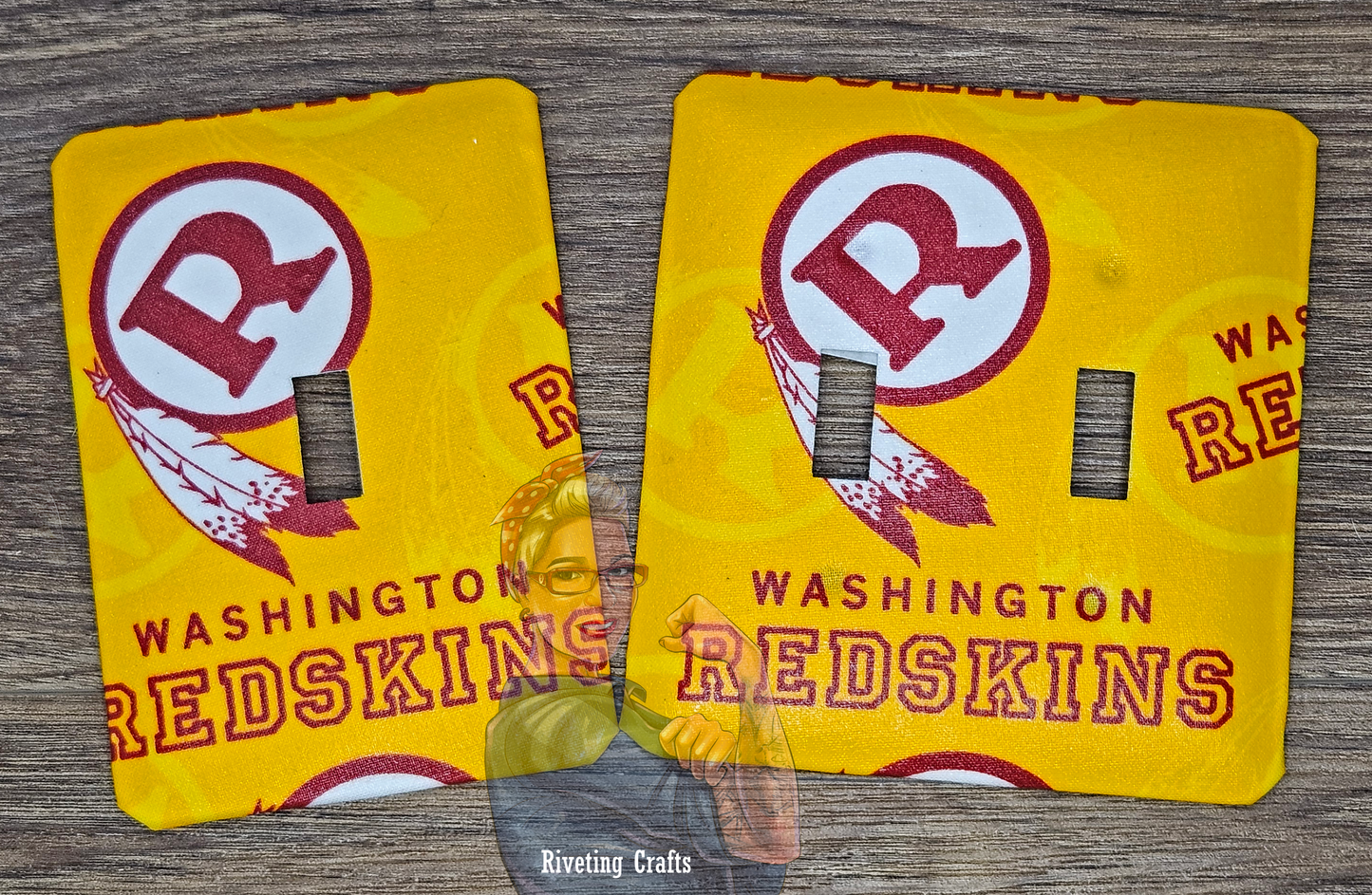 Oversized NFL Team Metal Light Switch Cover – Durable & Stylish Fan Décor