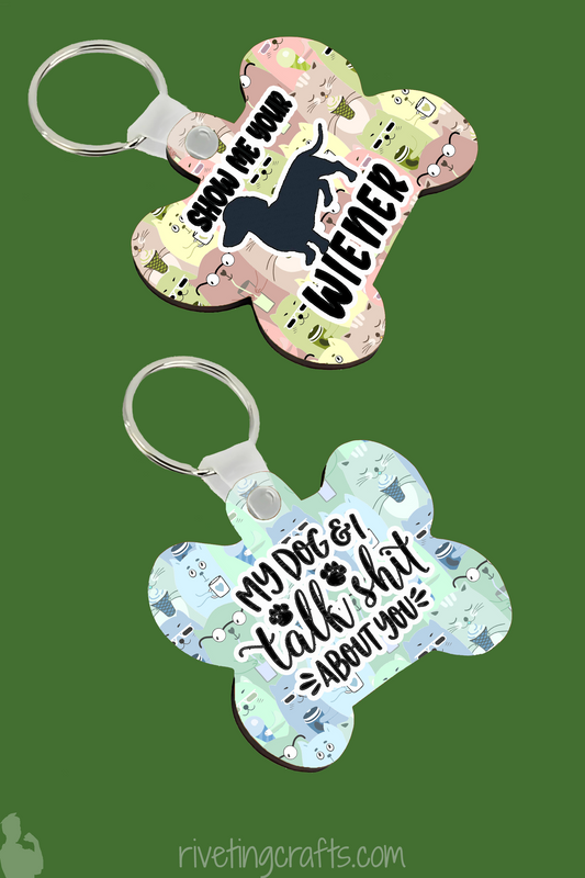 Personalized Dog Bone Keychain